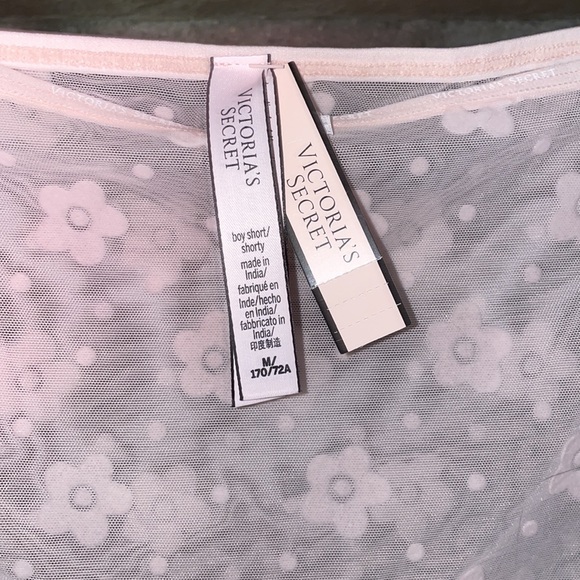 Victoria’s Secret NWT T-Shirt Bra 34C & Sheer Pink Boyshort Panties M - Picture 6 of 7